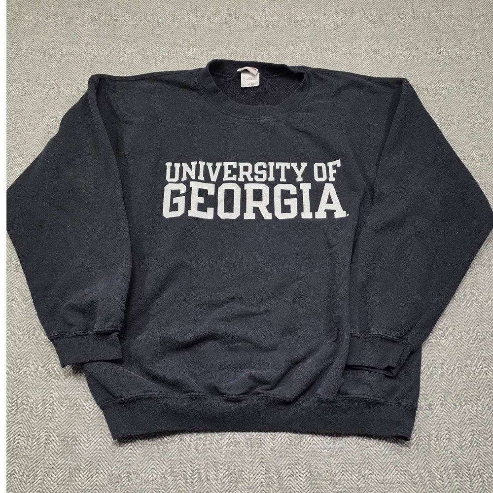 Campus Specialties University of Georgia Sweatshirt Men Large Black UGA Pullover